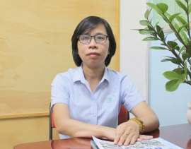 Cô Đỗ Thị Thanh Bình - Giám đốc Công ty cổ phần Giáo dục An Đông