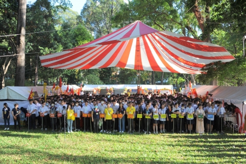 Trại Xuân Quý Mão của Trường THCS, THPT Quang Trung Nguyễn Huệ