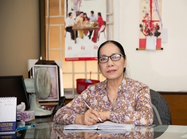 Cô Lã Thị Thanh Phương - Nguyên Trưởng phòng Giáo dục và đào tạo Quận 10