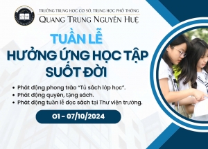 HƯỞNG ỨNG TUẦN LỄ HỌC TẬP SUỐT ĐỜI NĂM 2024