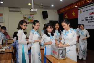 Đại hội Công đoàn cơ sở trường THCS, THPT Quang Trung Nguyễn Huệ nhiệm kỳ 2017 - 2022