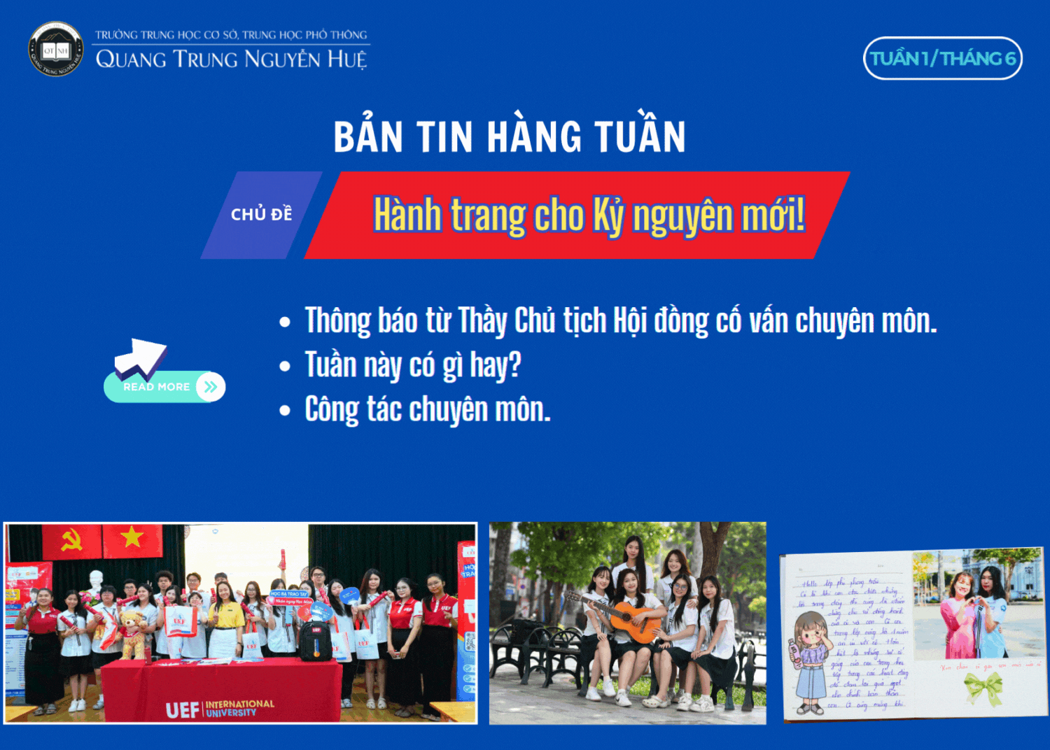 Bản tin tuần 1 tháng 6